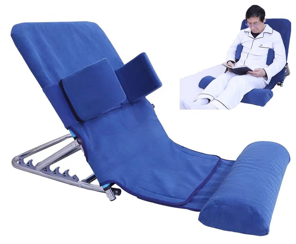 Fotrsta Supporto Schienale per Anziani Schienale, Supporto Regolabile Sit-Up Back Stand Assist per Letto con Sollevamento per Collo Ortopedico Supporto Lombare Supporto per Letto Wedge