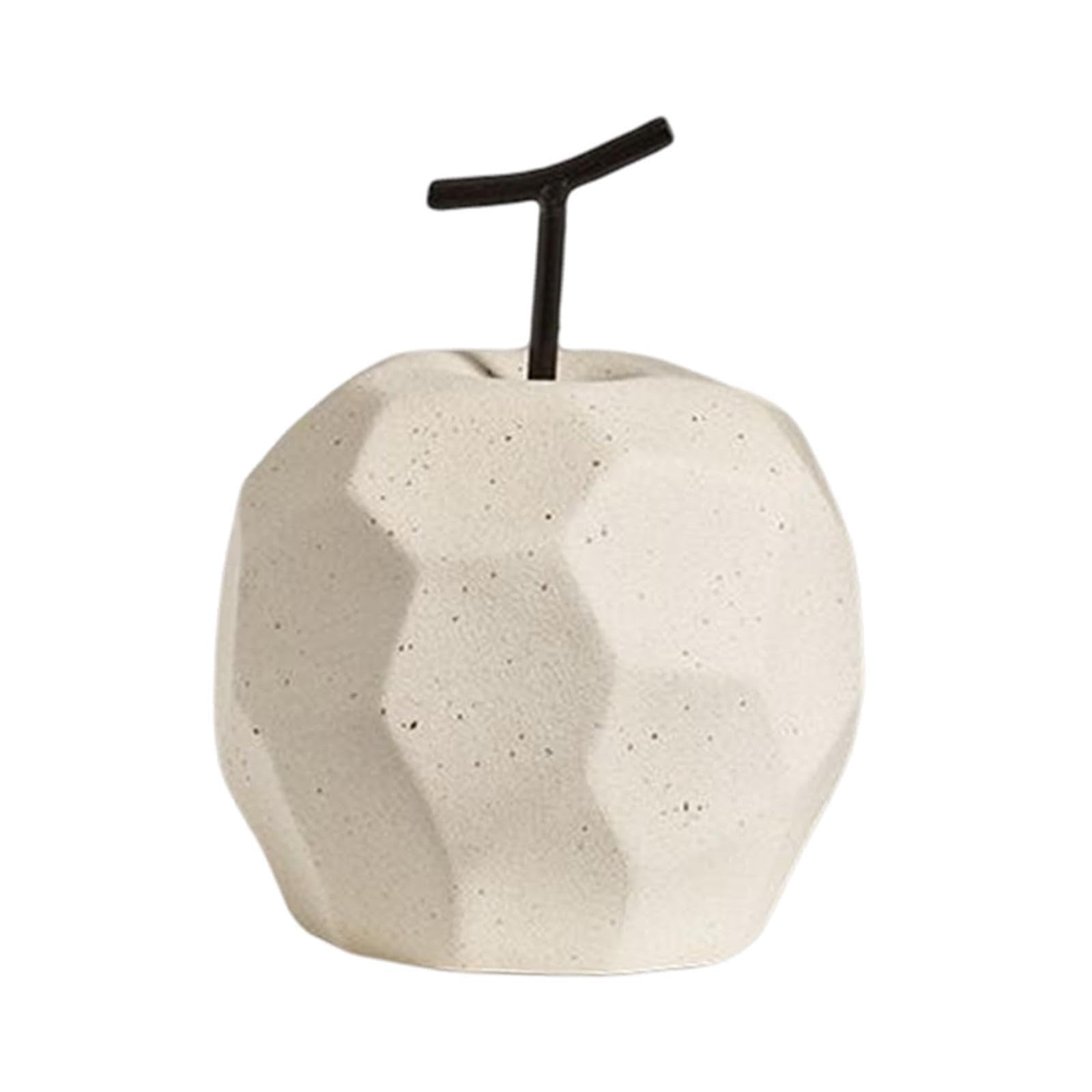 TWISAXC Art Figurine Decorative Sculptures Unique Fruit Ornaments Modern Home Office Gift Ideas Beautiful Scandinavian Style Works Handcrafted Sculptures Birthday Housewarming