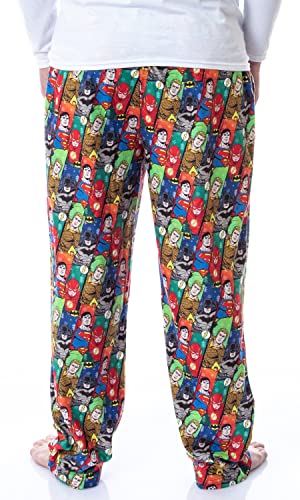 DC Comics Mens' Justice League Holiday Superhero Christmas Pajama Pants4