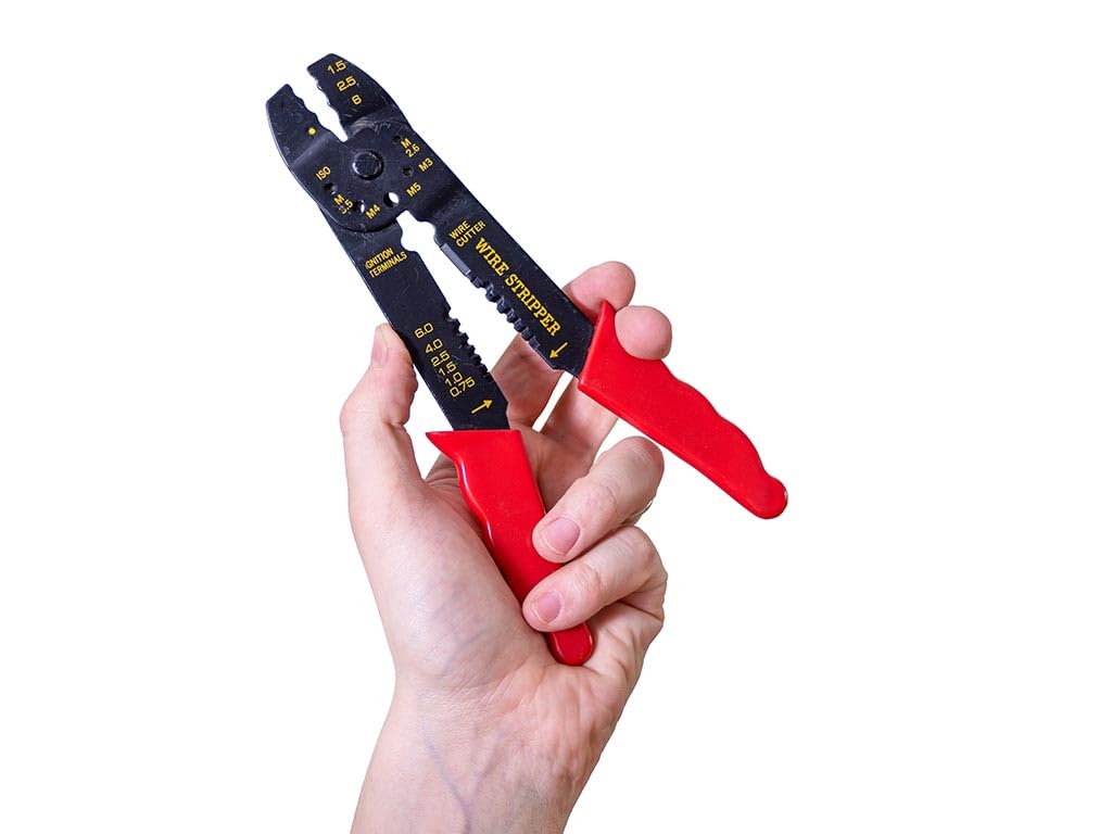 Velleman 3696L pinza crimpatrice per veloce di corda, lunghezza: 250 mm