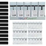 MarketConnect® Tubo Termorretráctil 2:1 • Expositor SMALLSIZE Termokit • 5PZ (Ø1,6-2,4-3,2-4,8-6,4mm, L 12-15mt) • NEGRO