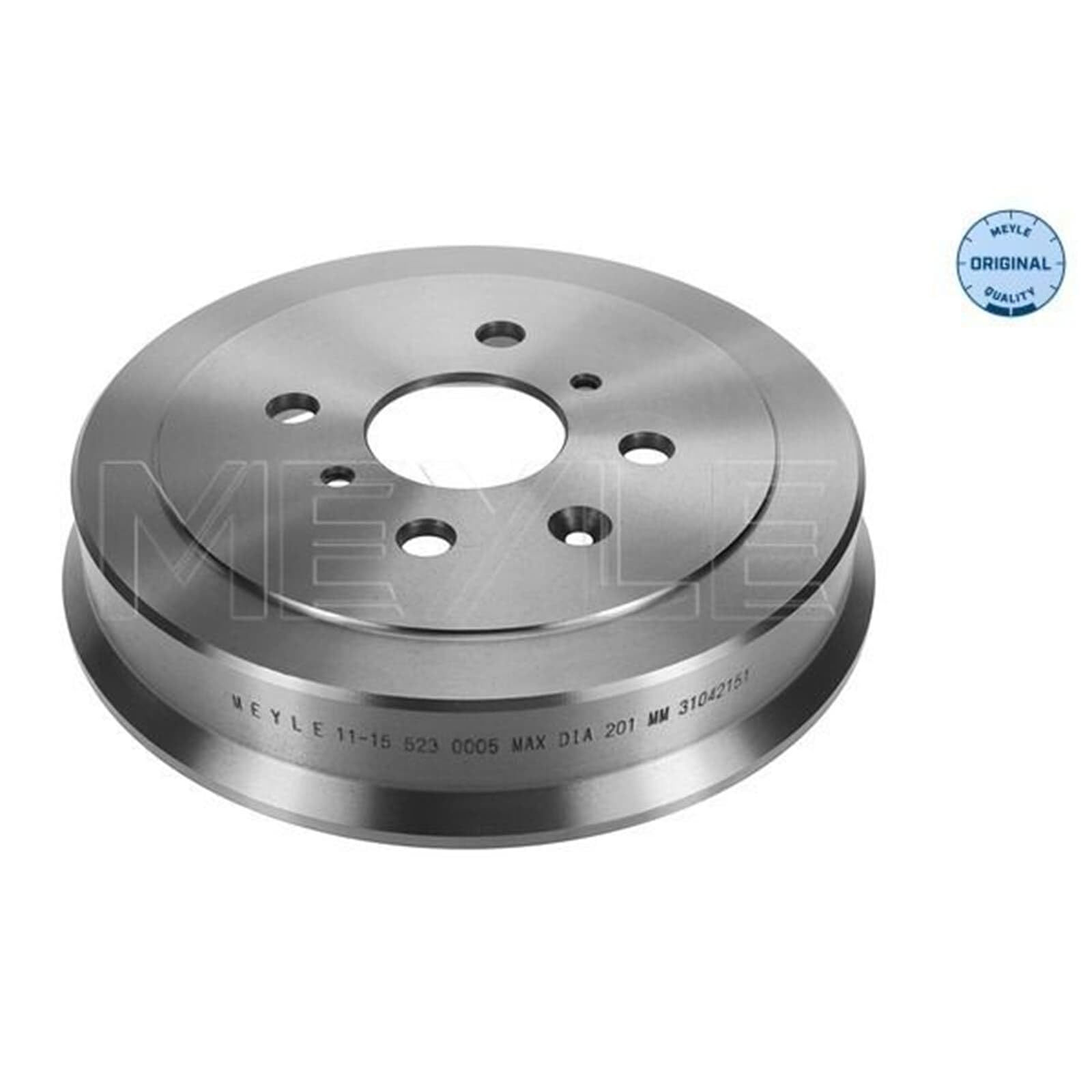 2X Meyle 200mm Bremstrommeln hinten | 2x 11-15 523 0005 Kompatibel mit 107 (pm_, Pn_),aygo (_B1_),Aygo (_B4_),C1 (pm_, Pn_)