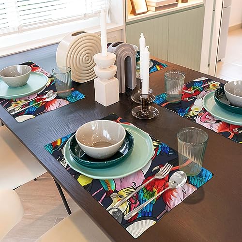 Sets de table résistants à la chaleur antidérapants pour salle à manger