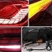 VLAND OLED Tail Lights Assembly Fit for 4-series BMW GTS F32 F33 F36 F82 F83 2014-2020 Sedan/Convertible/Coupe, Rear Lamps with 3D Dynamic Dragon Scale DRL, W/Sequential Turn Signal, Red