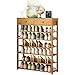 Scaffale Portascarpe Pantofole for scarpe in bambù a 5 strati Pantofole con tacco a tacco alto rack con tacco alto con tacco a salvataggio for uso domestico Rack di stoccaggio da camera da letto Soggi