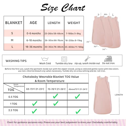 Image of ChotaBaby Premium Baby Sleeping Bag | Organic Bamboo Cotton, Breathable, Supersoft Wearable Blanket | 2-Way Zipper Sleep Sack