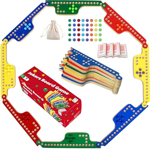 Colorful Jokers y Canicas Juego de Mesa 2-8 Jugadores miniatura 1