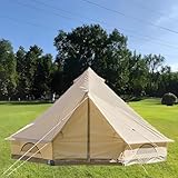 Tienda de campaña espaciosa, Todo en uno, de Tela Oxford para Exteriores, Ideal para 4 Estaciones, Ideal para 6-8 Personas, Ideal para Acampar en Familia, Cazar al Aire Libre y Fiestas Glamping.