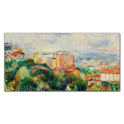 Tableau vue de Montmartre 120x60cm impression photo sur toile grand format