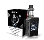 SMOK G PRIV 4 Vape Kit 230W [Blue Leather] - Rechargeable Powerful MOD, 2ml TFV18 Mini Tank, Dual 18650 Mode (Sold Separately), 2.0 Inch Touchscreen, E Cigarette, No Nicotine No Liquid