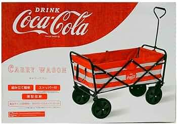 Amazon | 【希少】コカ・コーラ キャリーワゴン (赤×白) | コカ