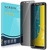 Zeking [2-Pack] Samsung Galaxy J6 (2018) Privacy Anti-Spy Glass Screen Protector, ZeKing 0.33mm 2.5D Edge 9H Hardness [Anti Scratch][Anti-Fingerprint] Bubble Free