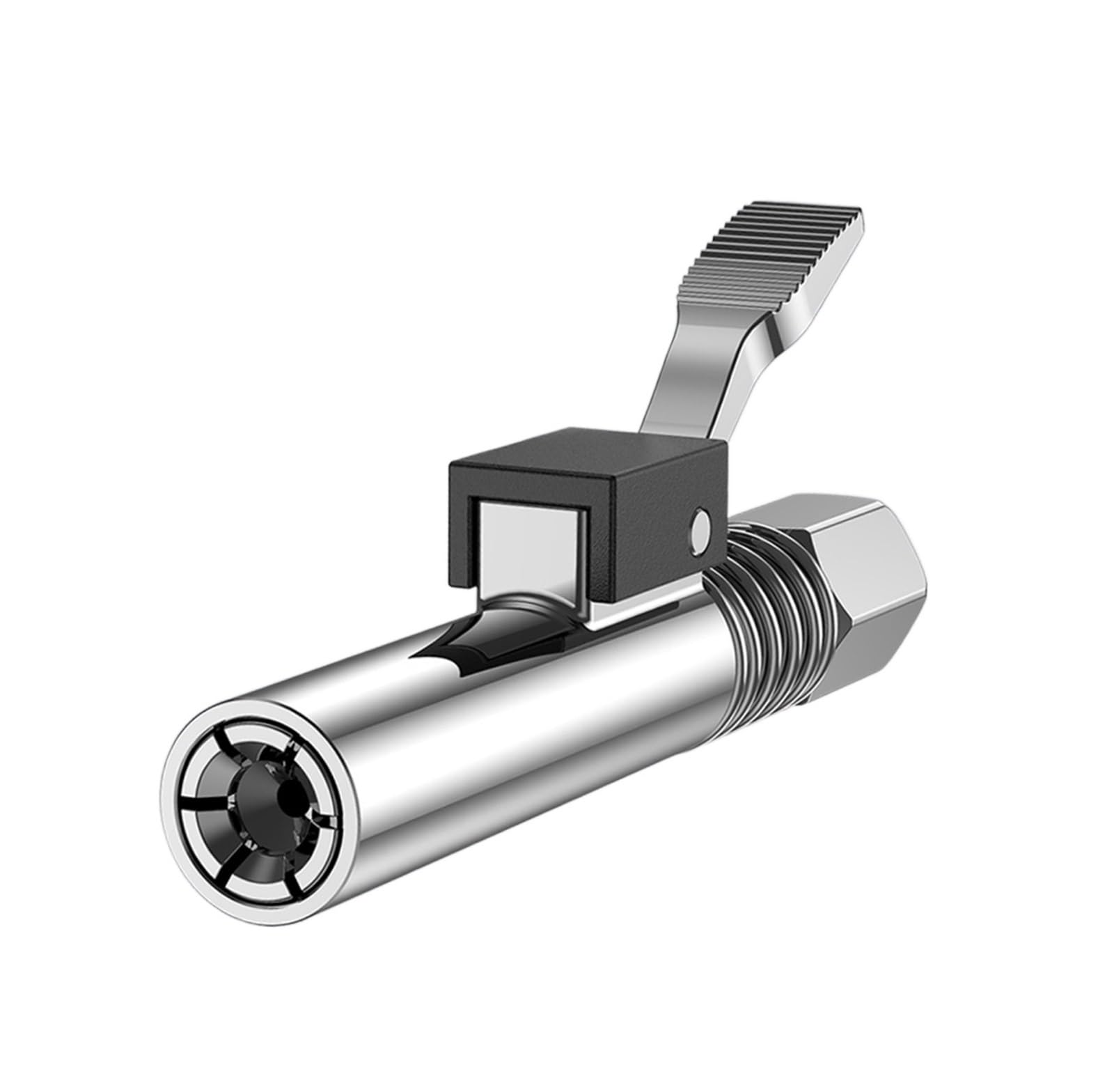 LYMFE Grease Gun,Heavy-Duty Handle Grease Gun Grease Gun Coupler 12000 PSI NPTI/8 Oil Injection Nozzles Nozzle Oil Pump Syringe Lubricant Repair Accessories (Color : OP 1)