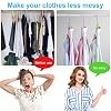 100 PCS Hanger Connector Hooks, Hangers Space Saving, Hanger Clips for Plastic Hangers(5 Color) #3