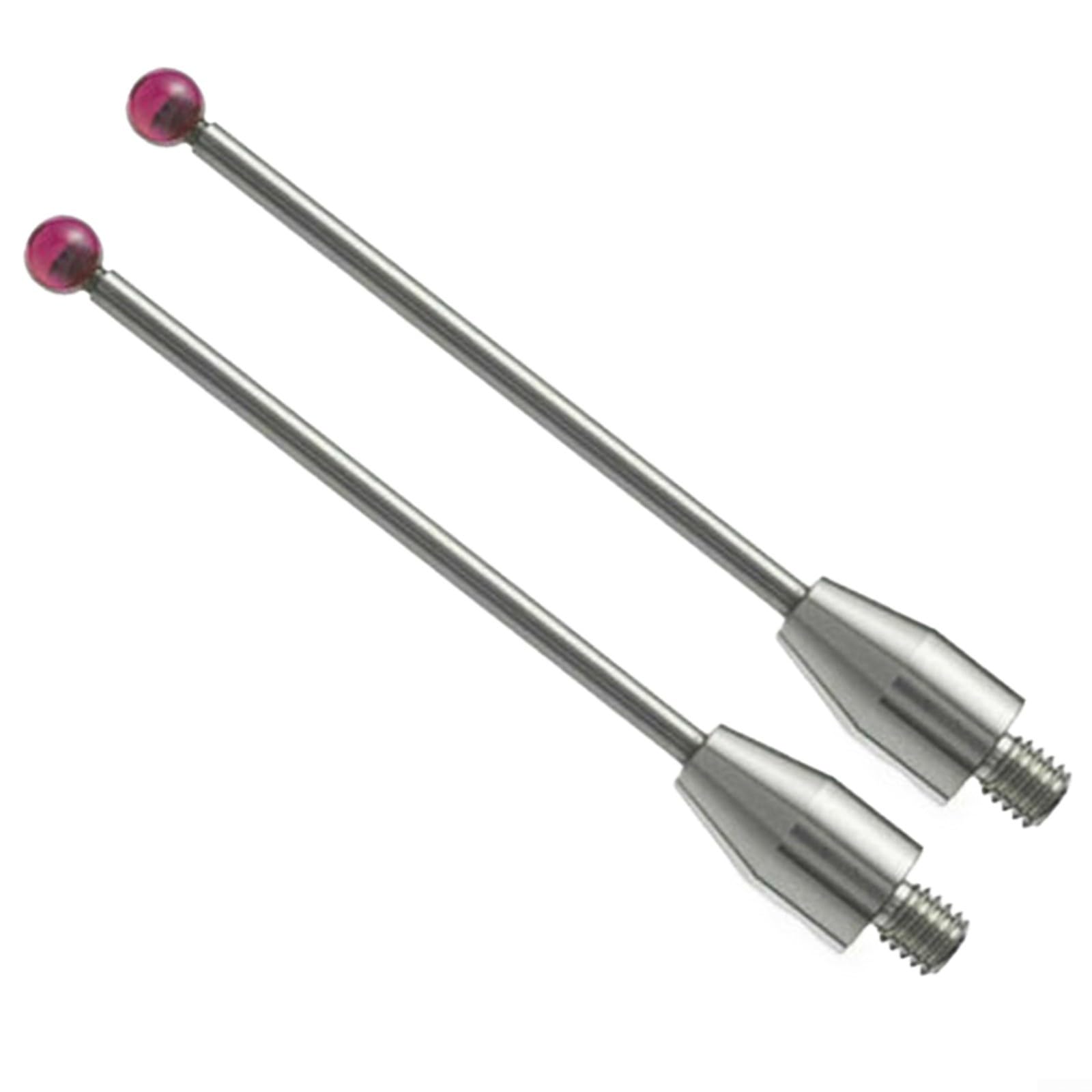 2 unidades de bolígrafo táctil CMM bola 2 mm longitud 50 mm rosca M2 A-5003-4797 metal duro para medición de coordenadas CNC medición industrial