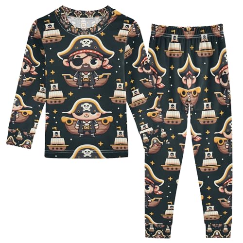 Pyjama 2 pièces coton enfant contre la transpiration nocturne avec manches longues amples