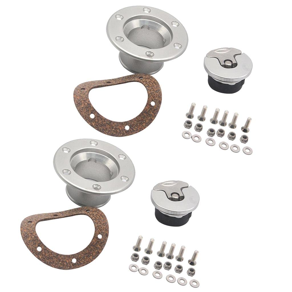 MERISHOPP® 2 Set Universal Fuel Cell Gas Shell Flush Mount 6 Hole Anodized Billet|Motors | Parts & Accessories | Car & Truck Parts |1 Piece Fuel Shell Flush Mount(2 Pack)-image-40