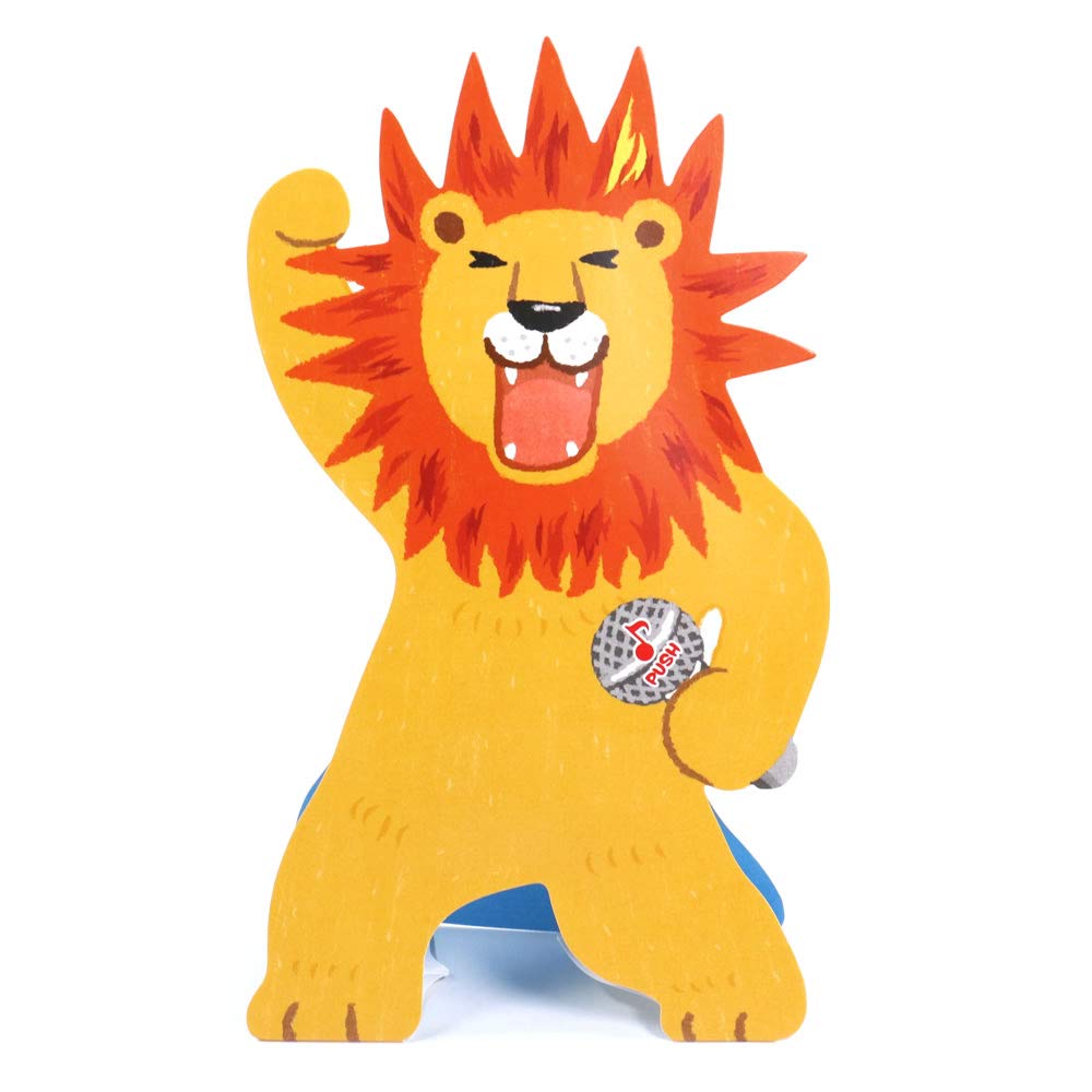 Amazon | 日本ホールマーク ミュージックカード 熱唱系アニマルズ