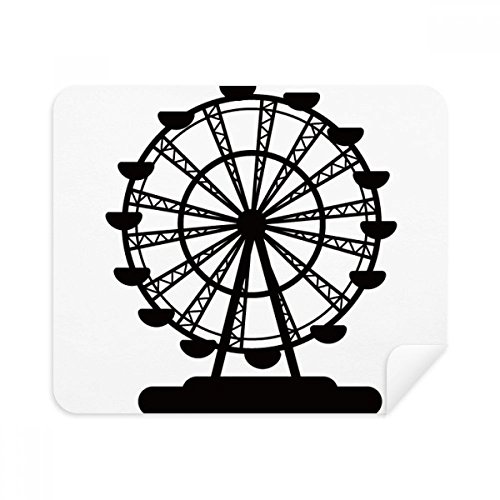 Chiffon en suède silhouette fête foraine pour essuyer lunettes et écrans