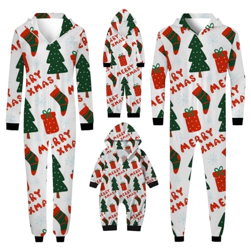 GuoChe Kinder-Pyjama Flanell Mit Kapuze - Weicher Einteiler In Camouflage Für Jungen & Mädchen 5-14 Jahre