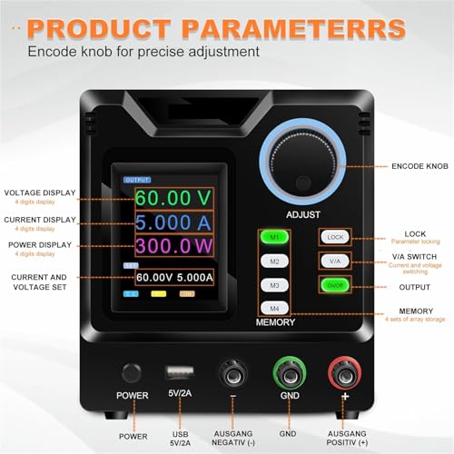 Alimentation à découpage CC variable SPPS-D3001-232 programmable - 3