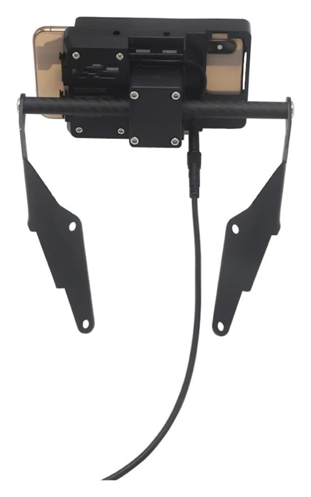 Support de Navigation pour Moto pour BMW pour G310R pour G310GS pour G 310 R GS 2017-2019 Support Téléphone, Pare-Brise, Chargement USB sans Fil De Navigation GPS(USB Charging Only)