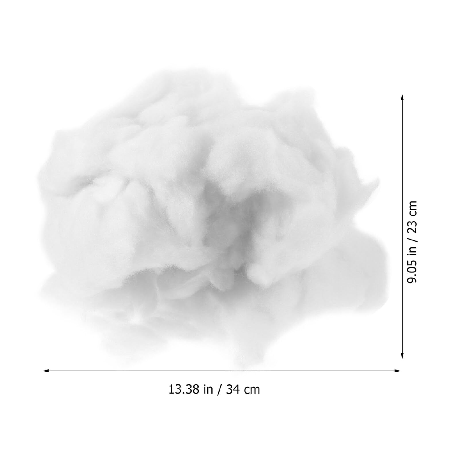 HOODANCOS DIY Pillow Cotton 500g Pp Cotton Filling for Stuffed Animals Pillows Comfortable Softness