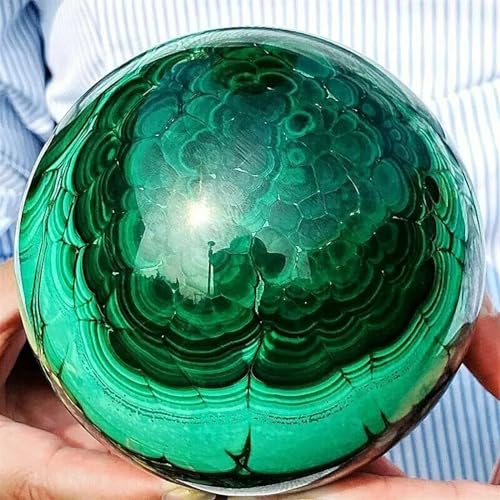 Malachite authentique en boule de 50mm pour une décoration d'exception - 3