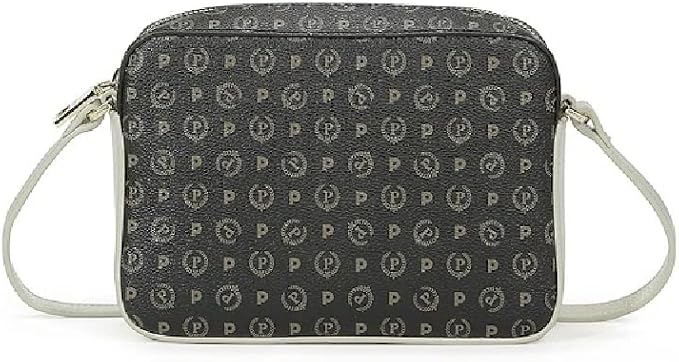 TRACOLLINA POLLINI 100% PELLE STAMPA HERITAGE, NERO-AVORIO, PZ, Pollini :  Amazon.it: Scarpe e borse