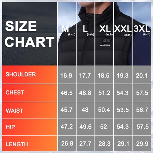 Snow Leopard RTPB-015P Heated Vest For Men Women thumb #5