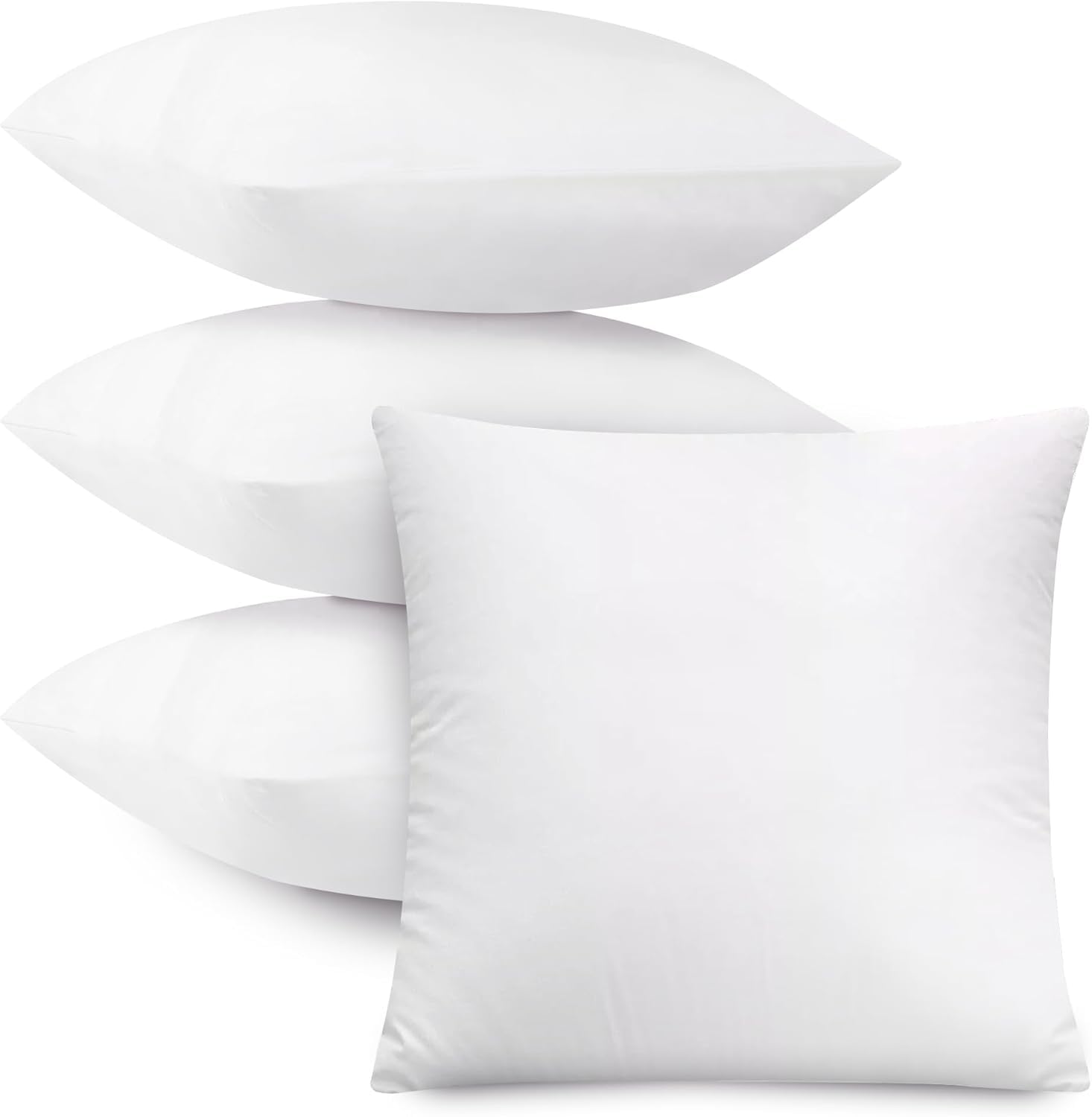 Queens Land Home Premium Cushion Inner Pads,Ultra-Plush Filling for Superior Comfort & Support,Durable and Fluffy Pillow Inserts for Sofa, Bed, and Home Décor (1, 22" X 22")