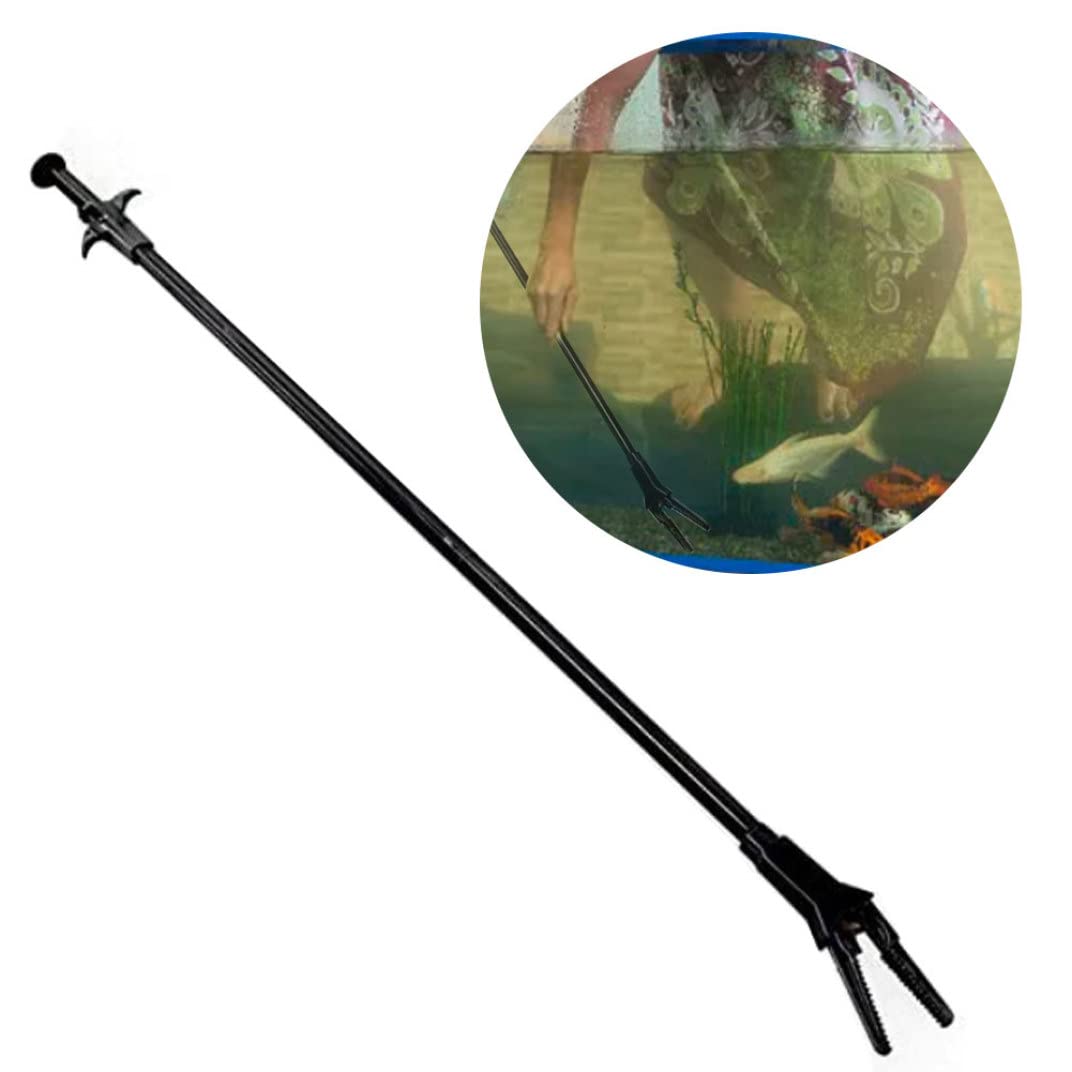Pinces d'aquarium 50 cm, Pince pour Plantes d'herbe Aquatique à Long Manche et Pince de Nettoyage pour Aquarium
