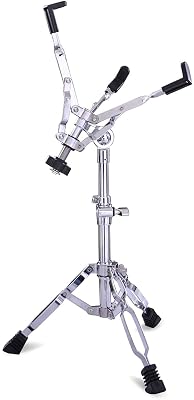 Kadence Snare Drum Stand, Deluxe Percussion Hardware Base Kit, Double Braced, Light Weight Mount for Standard Snares, To