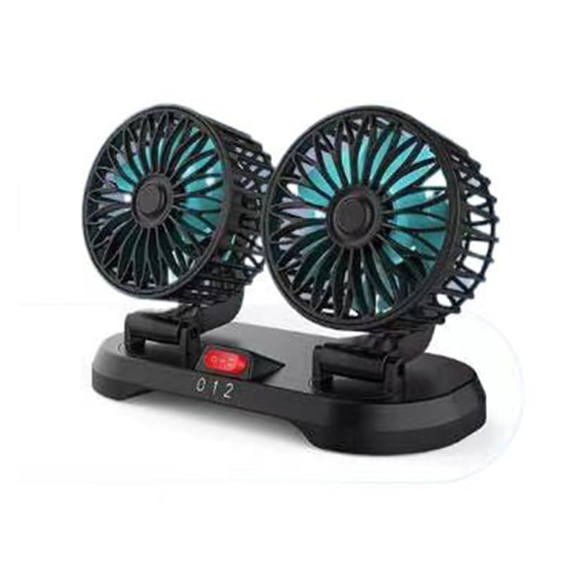 Ventilatore per Auto per Citroen AMI Electric 2020-2023, Ventilatori Aria di Raffreddamento Ventilatore Portatile USB per Auto 360° Ruotabile Ventola per Auto Silenzioso Accessori per Auto