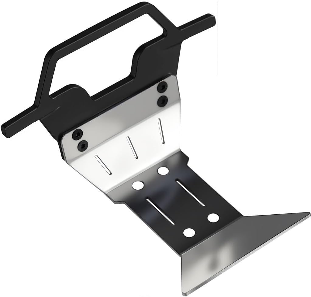 Hot Racing GRM311QHF Stainless Steel Front Skid T6 Bumper - fits Arrma Grom MT