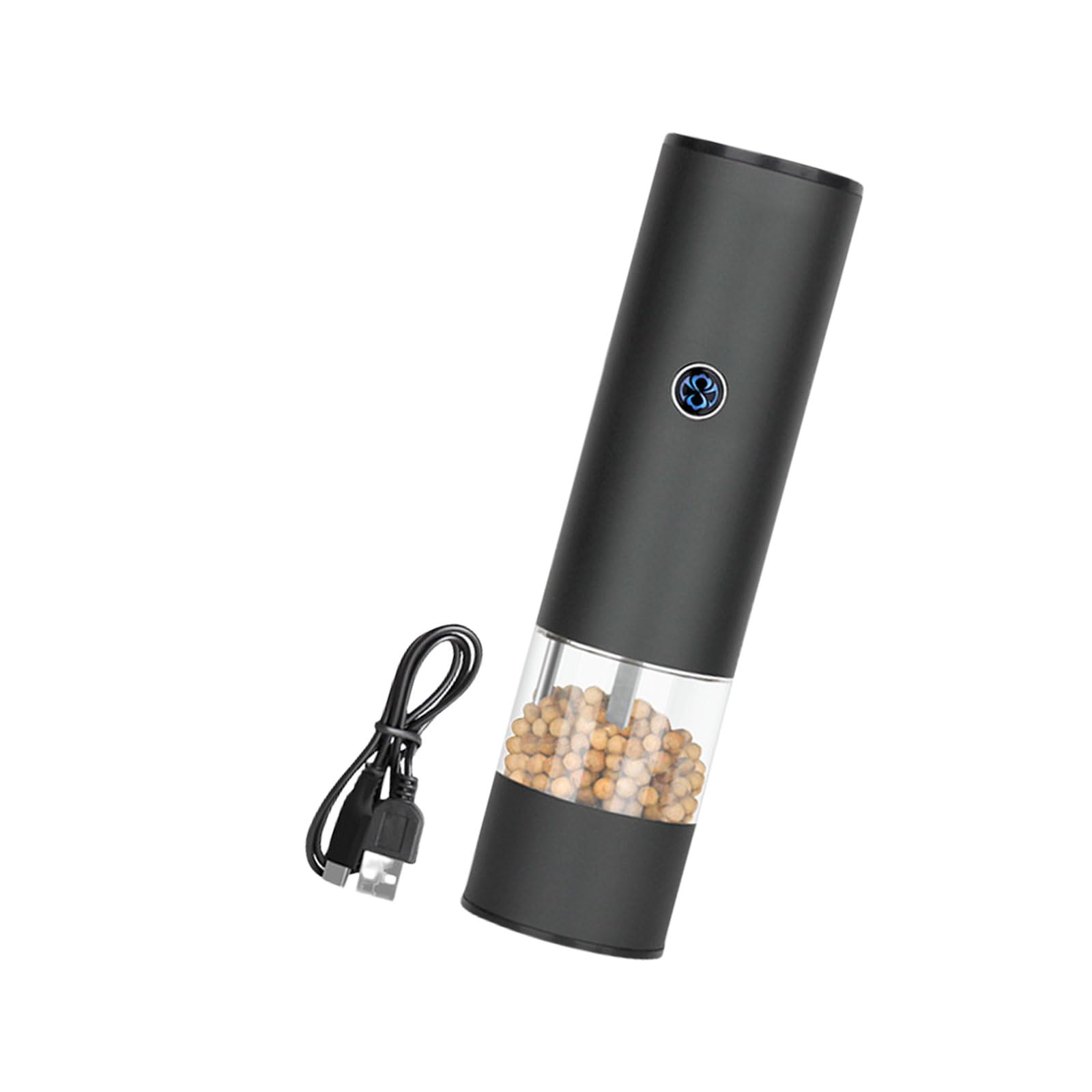 Kalttoy Electric Peppers Grinder 167x45mm Kitchen Gadget Rechargeable Adjustable Roughness for Cooking Enthusiasts Rechargeable Salts Mill