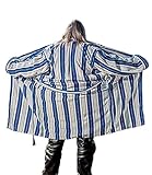  Der Hamburger Bademantel Original, Blau/Weiß, XL