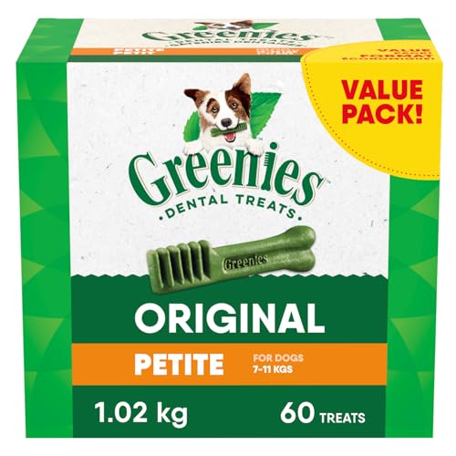 GREENIES Dog Treats Original Petite Natural Dental Care, (60 Treats) 36oz. Pack image 4