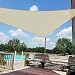 Windscreen4less 16' x 16' x 16' Sun Shade Sail Canopy in Beige with Commercial Grade (3 Year Warranty) Customized Sizes Available