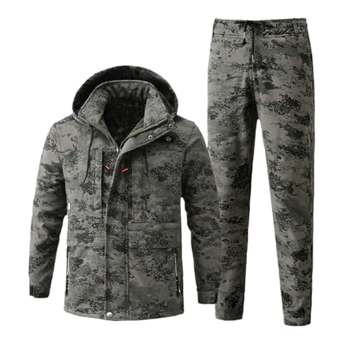 Occasioni: questo cappotto invernale impermeabile antivento con cappuccio da uomo 2 pezzi tute da snowboard, per sci, snowboard, pattinaggio, escursionismo, arrampicata, campeggio e altre attività invernali all'aperto