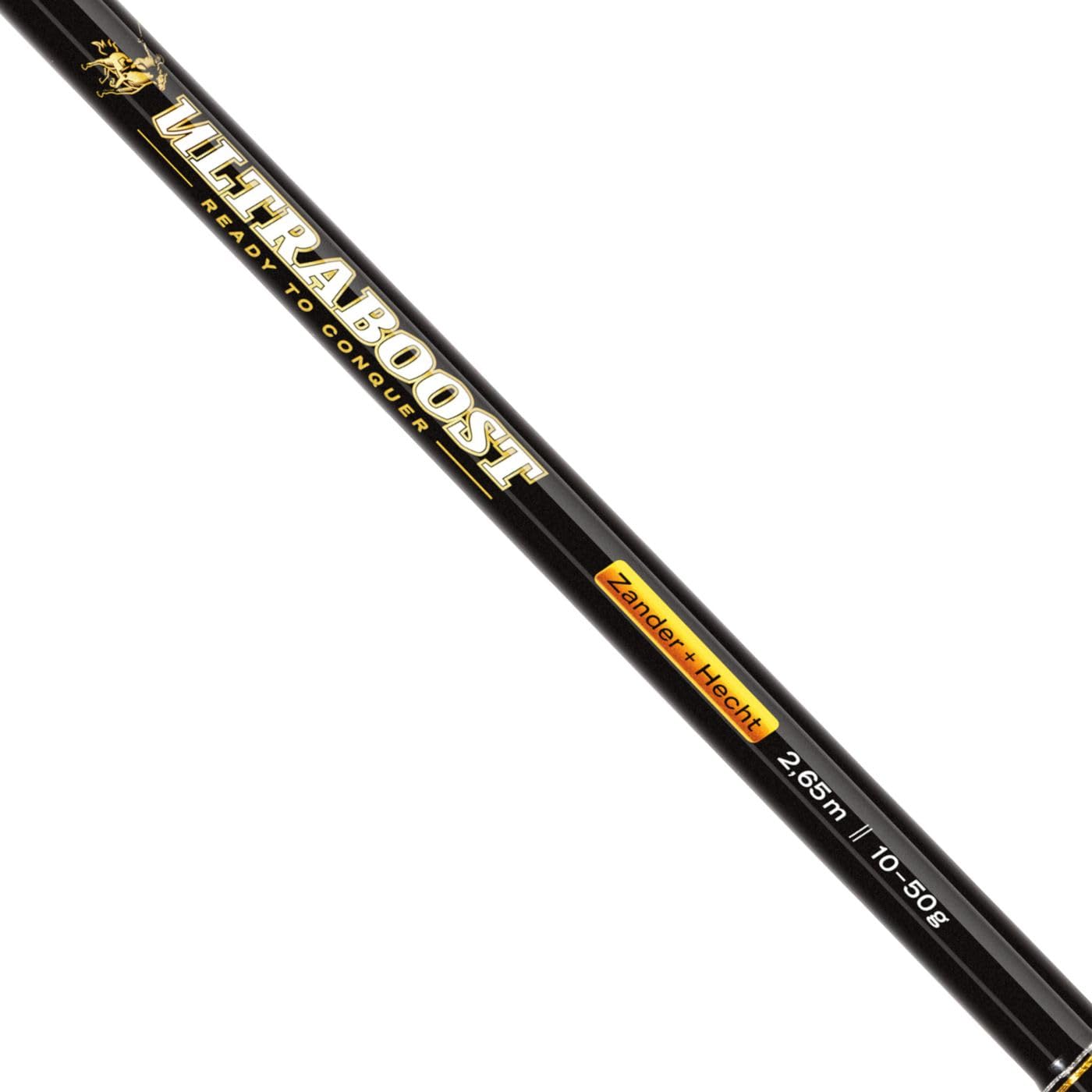Lieblingsköder Ultraboost Zander+Hecht 2,65m 10-50g - Spinnrute zum Zanderangeln & Hechtangeln, Zanderrute für Gummifische, Gummifischrute, Raubfischrute
