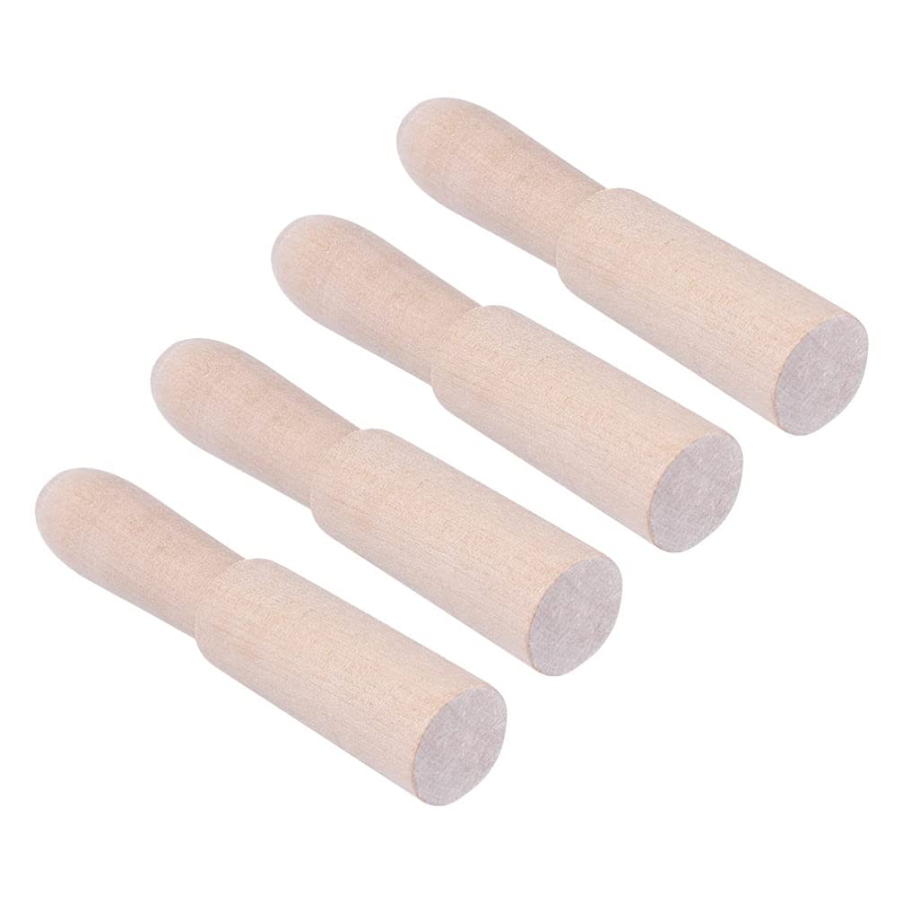 Yardwe Mallet 4 Pcs Singing Bowl Wooden Mallet Singing Bowl Striker Mallet Small Wooden Tibetan Singing Bowl Mallet Tibetan for Meditation Prayer Yoga and Mindfulness T Tool
