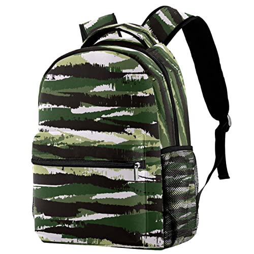 Sac à dos décontracté à motif camouflage pour femme grand volume voyage voyage