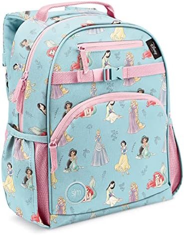 Simple Modern Disney Toddler Backpack for School Girls | Kindergarten Elementary Kids Backpack | Fletcher Collection | Kids - Medium (15" tall) | Princess Royal Beauty