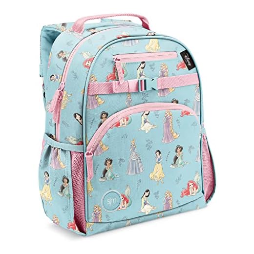 Simple Modern Disney Kids Backpack for School Boys Girls | Kindergarten Elementary Toddler Backpack | Fletcher Collection | Kids - Medium (15" tall) | Princess Royal Beauty