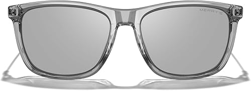 Miniatura 60 de MERRY'S S8286 Lentes de sol polarizados de aluminio, unisex, estilo de época, para hombres y mujeres 0c03 Marco negro/lente de espejo verde/patillas