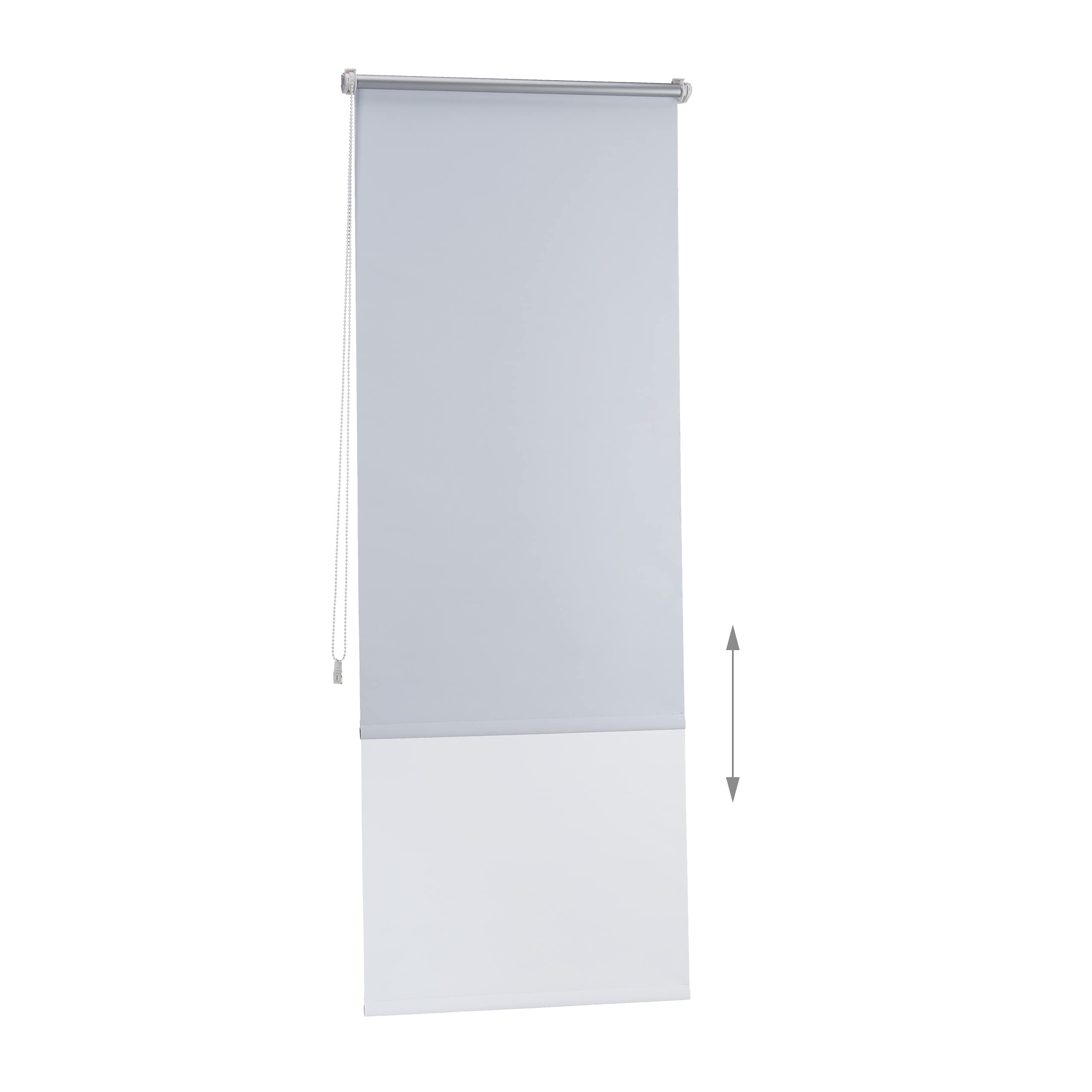 Relaxdays Tenda a Rullo Oscurante Termica Isolante Adesiva 60x160 cm Bianca