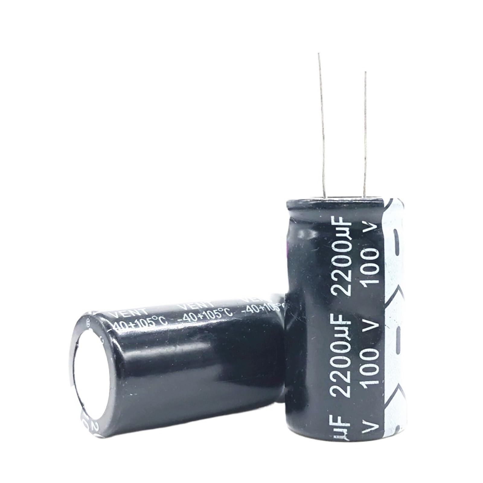 ICXLPMC 2pcs/lot T37 100v 2200UF aluminum electrolytic capacitor size 22 * 40 2200UF 20%