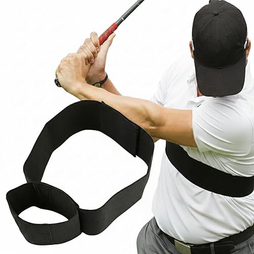 TRS Golf-Trainingshilfe, Schwung-Korrektur-Armband, Nylon, elastisches Golfschwung-Trainingshilfe, S-Flügel-Korrektur-Armband für Swing-Korrektur, Verbesserung