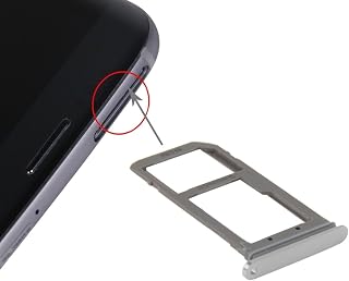 Accessories SIM Card Tray and Micro SD Card Tray Replacement Compatible with Samsung Galaxy S7 Edge / G935 (Color : Silver)